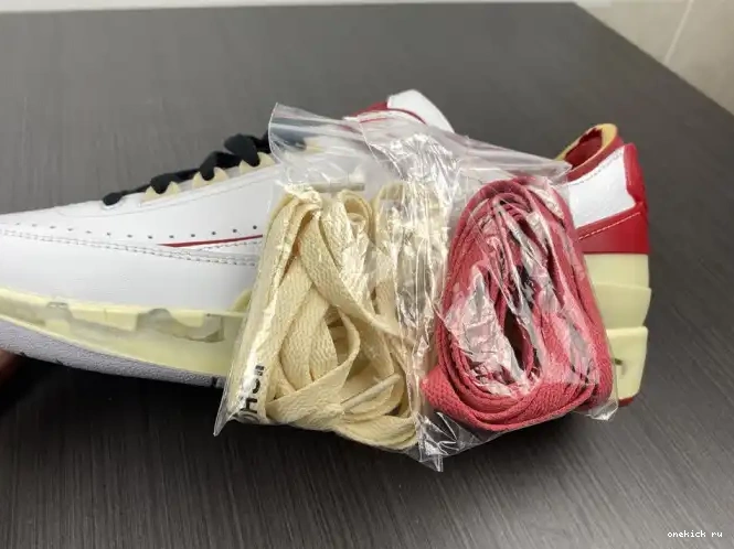 Rep Onekick Jordan SP Low Off-White Retro Red 2 White DJ4375-106 0414